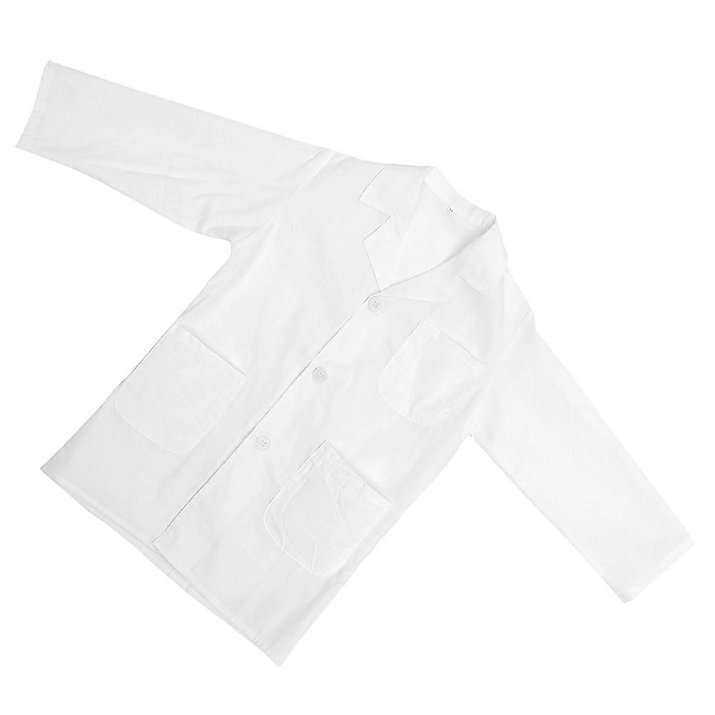 Kids Coat White Lab Coat For School Performances Designed For Toddlers With Breathable Material And Versatile Use 1 Set