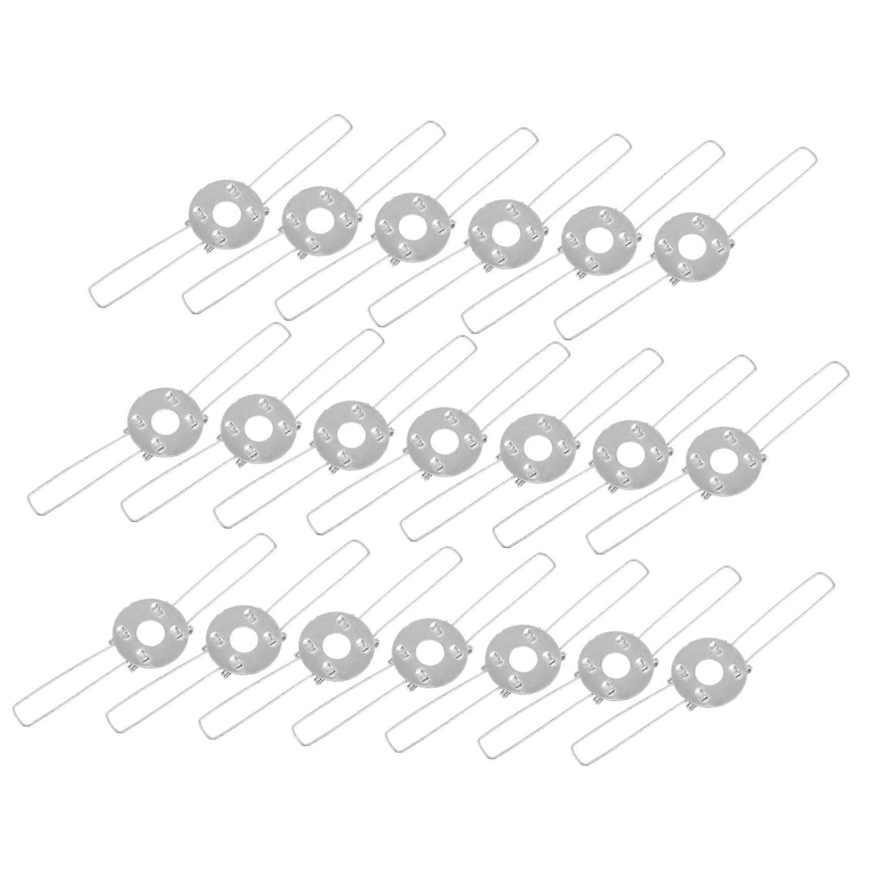20pcs Lamp Shade Clips Metal Lampshade Holders Durable Spring Clips for Secure Universal Fit