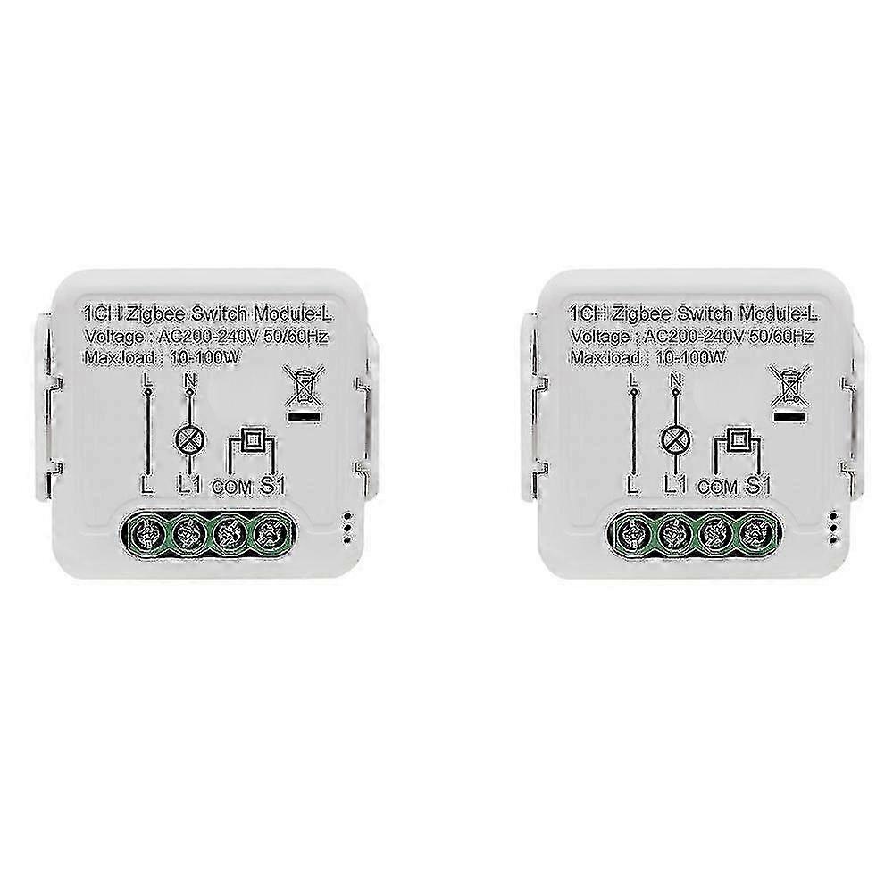 2pcs Tuya 3.0 Smart Light Switch Module 1 Gang Chumian