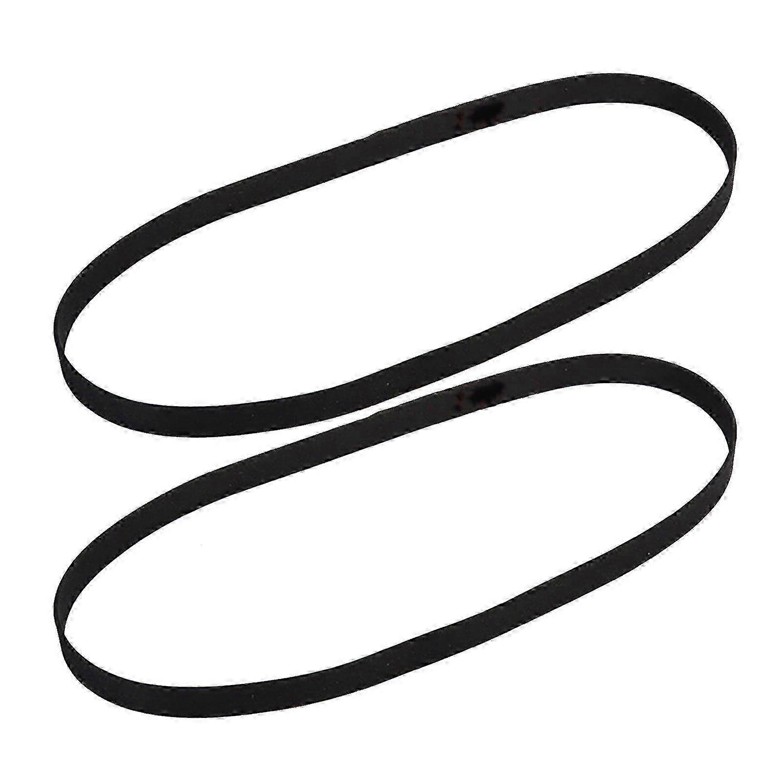 2pcs Replacement Rubber 627mm X 4mm X 0.6mm Record Player Turntable Belt Strap