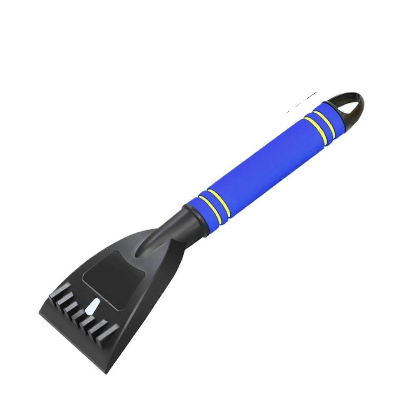 Car Windshield Ice Scraper Blue Handheld Snow Cleaner for Fast Winter Ice Removal