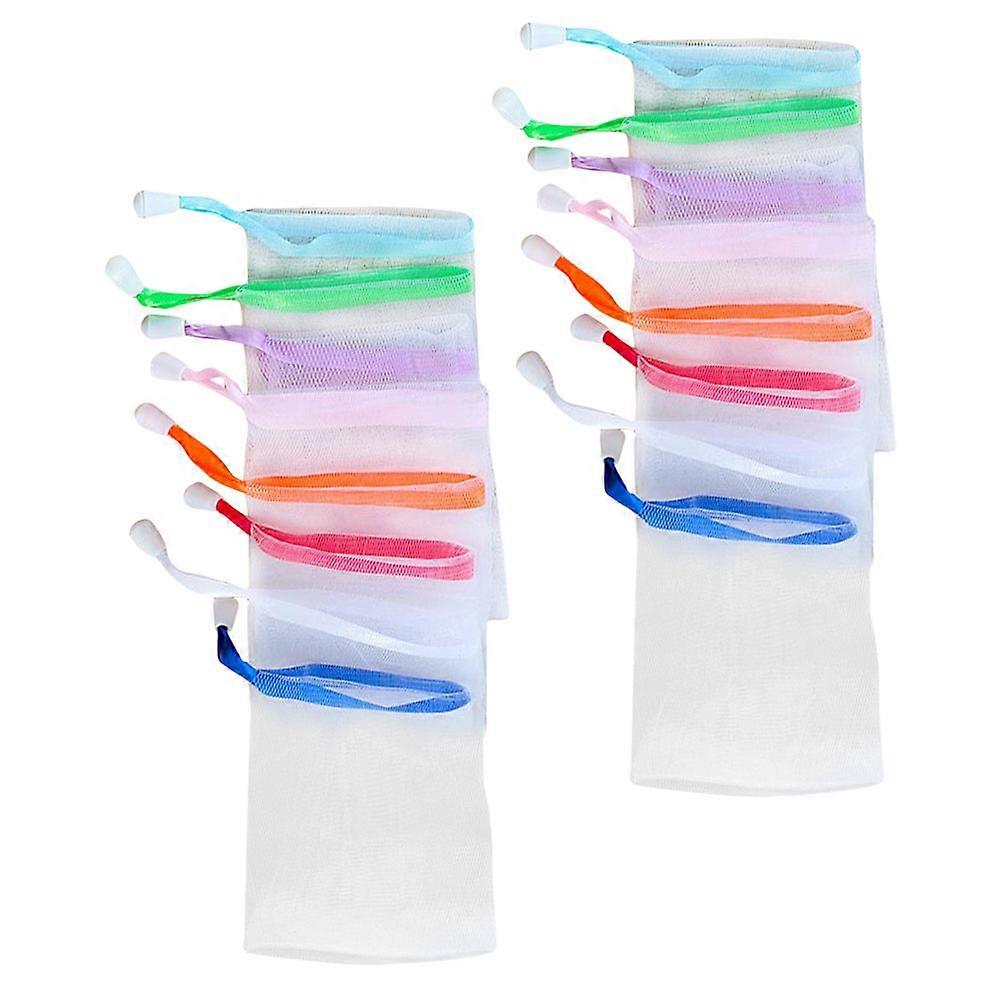 Soap Foaming Bag Mesh Pouch for Cleansing Use 30Pcs Pack