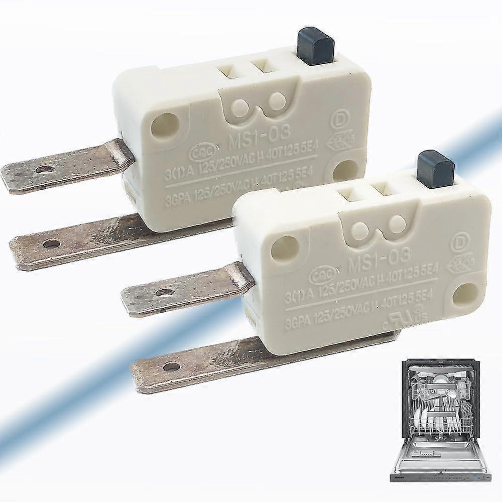 2Pack DD8102239A Dishwasher Float Switch Replacement OEM Micro Switch Durable Quality for Samsung