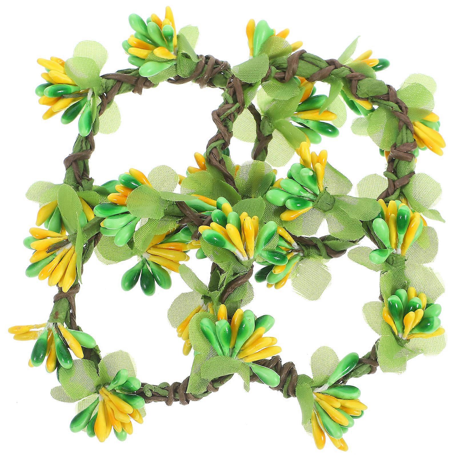 Dining Table Napkin Ring for Decor 4Pcs Easter Napkin Buckle Set