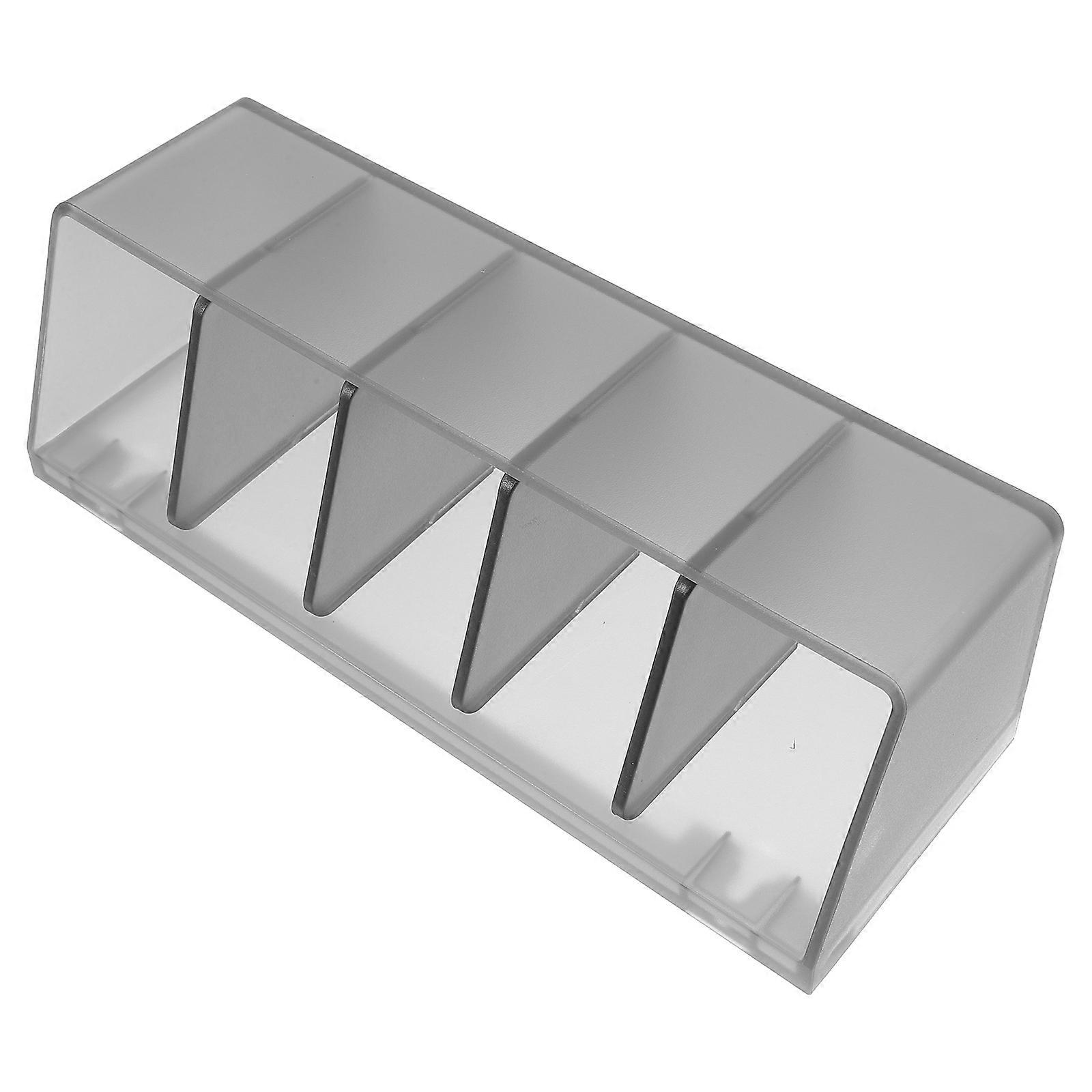 Detachable Acrylic Makeup Organizer with Compartments for Home 2Pcs Set