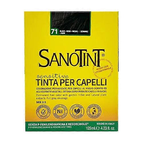 Sensitive Hair Dye 71 Black 125 ml (Black)