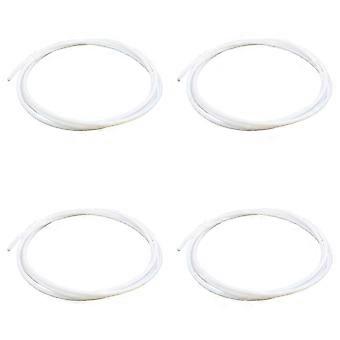 4pcs 2 Meters PTFE PTFE Bowden Tube (4.0mm OD/2.0mm ID)1.75mm Filament for 3D Printer