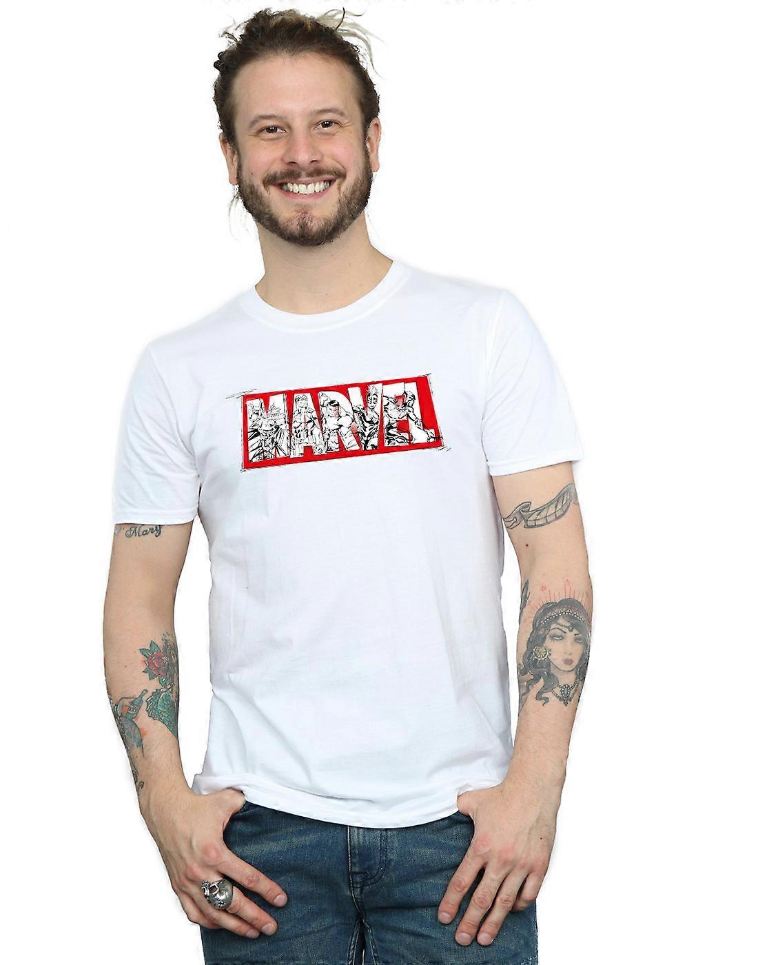 Marvel férfi Bosszúállók Infill póló