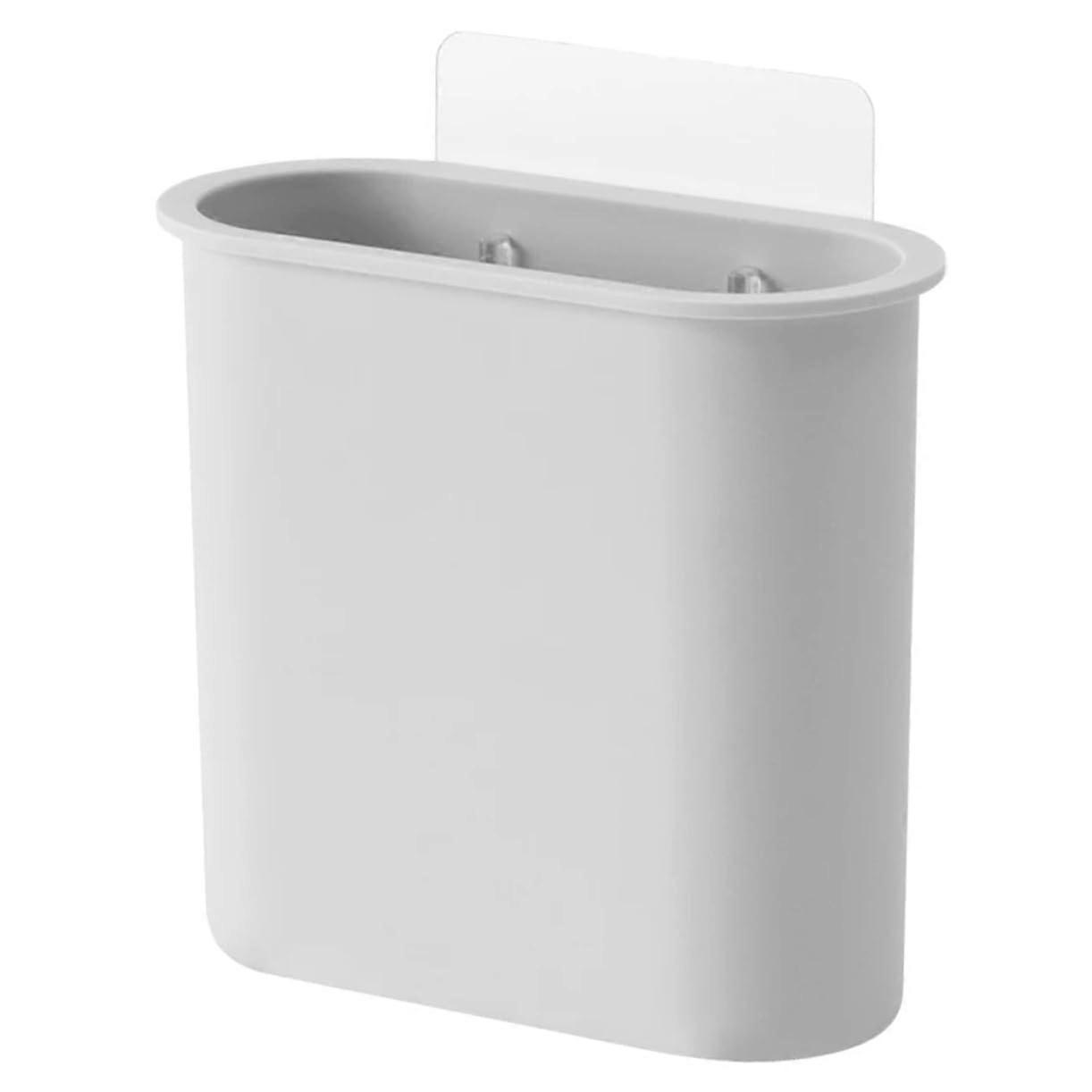 Electric Toothbrush Holder Wall Mounted with Water Draining Space Saving Gray Bathroom Organizer