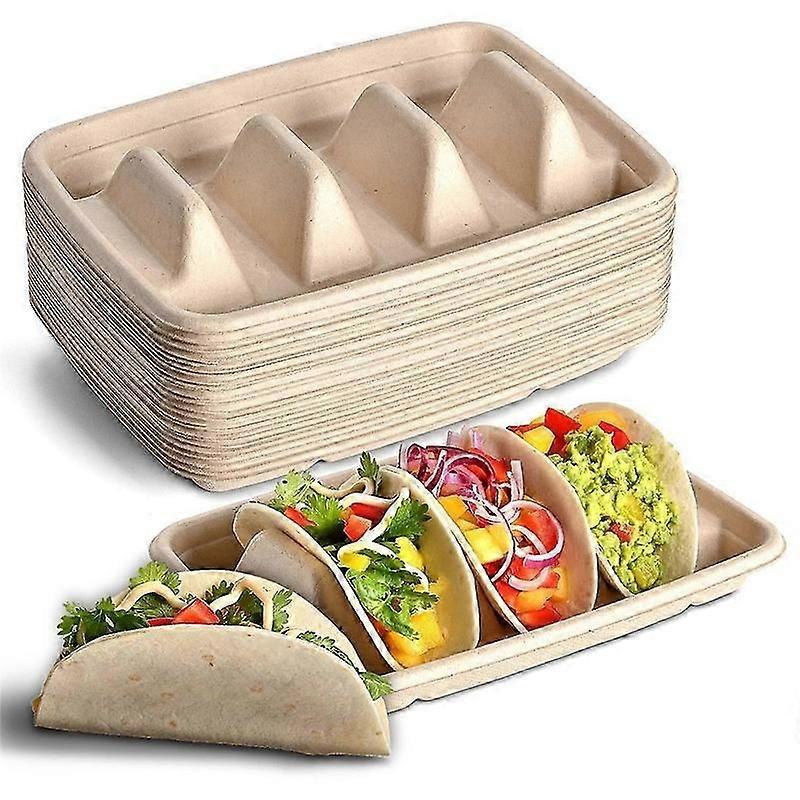 taco holders for parties with dividers