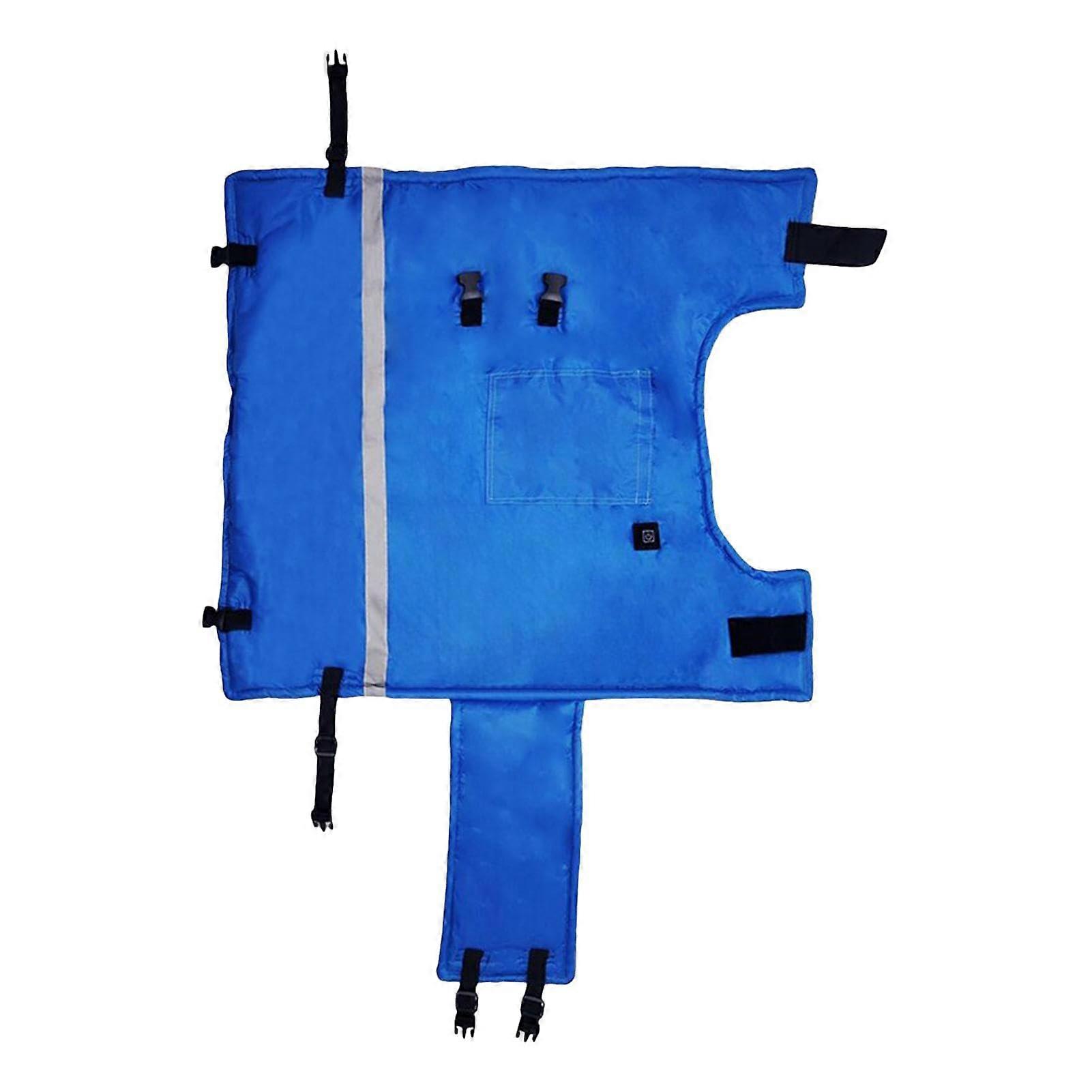 Waterproof Calf Blanket with Heating Pad 3 Modes, Thick Belly Protection, Soft Plush Inner Padding