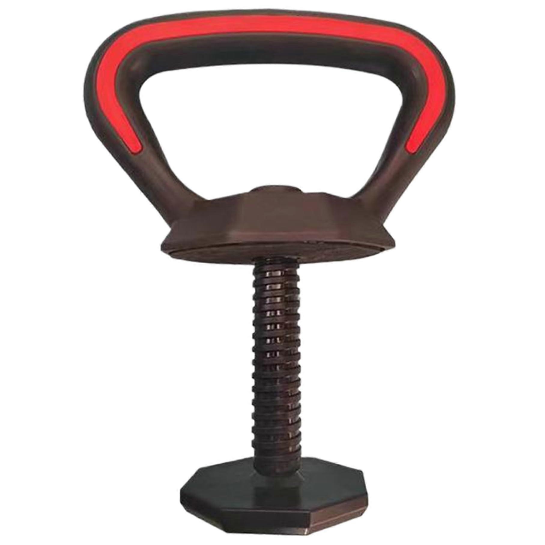 Adjustable Kettlebell Handle with Base, NonSlip Grip, Durable Converter for Dumbbell Workouts