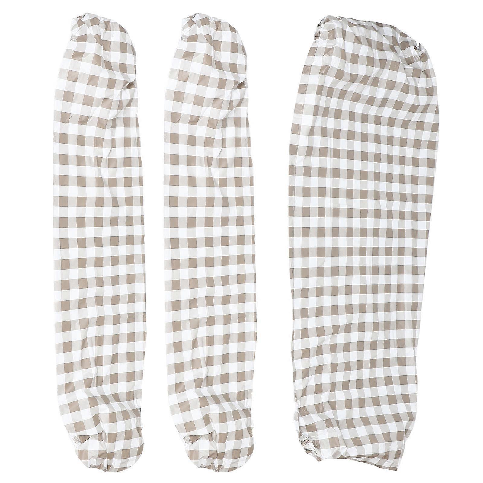 Camping Picnic Tablecloth with Bench Covers 3Sets Orange Cover