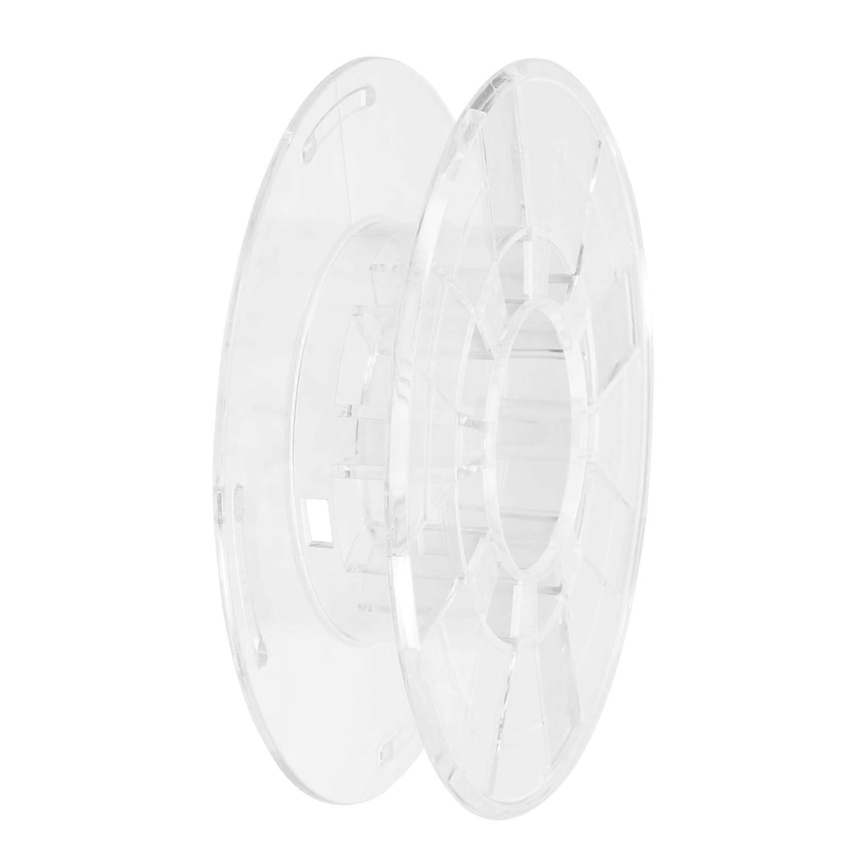 Transparent Plastic Cable Storage Spool with Lightweight Wire Organizer Reel for Easy Dispensing