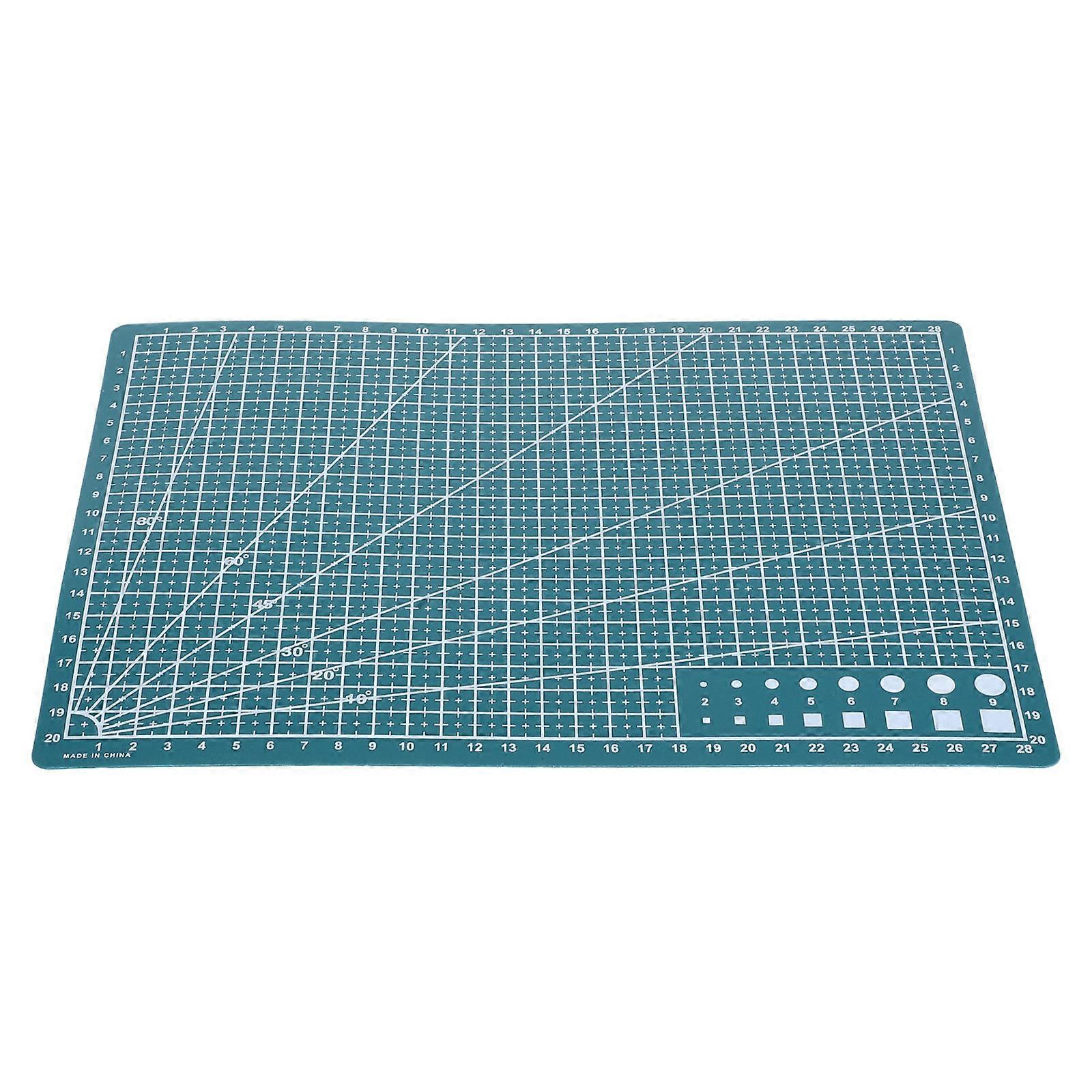 Self Mat Double Side Cutting Board for DIY Use Green