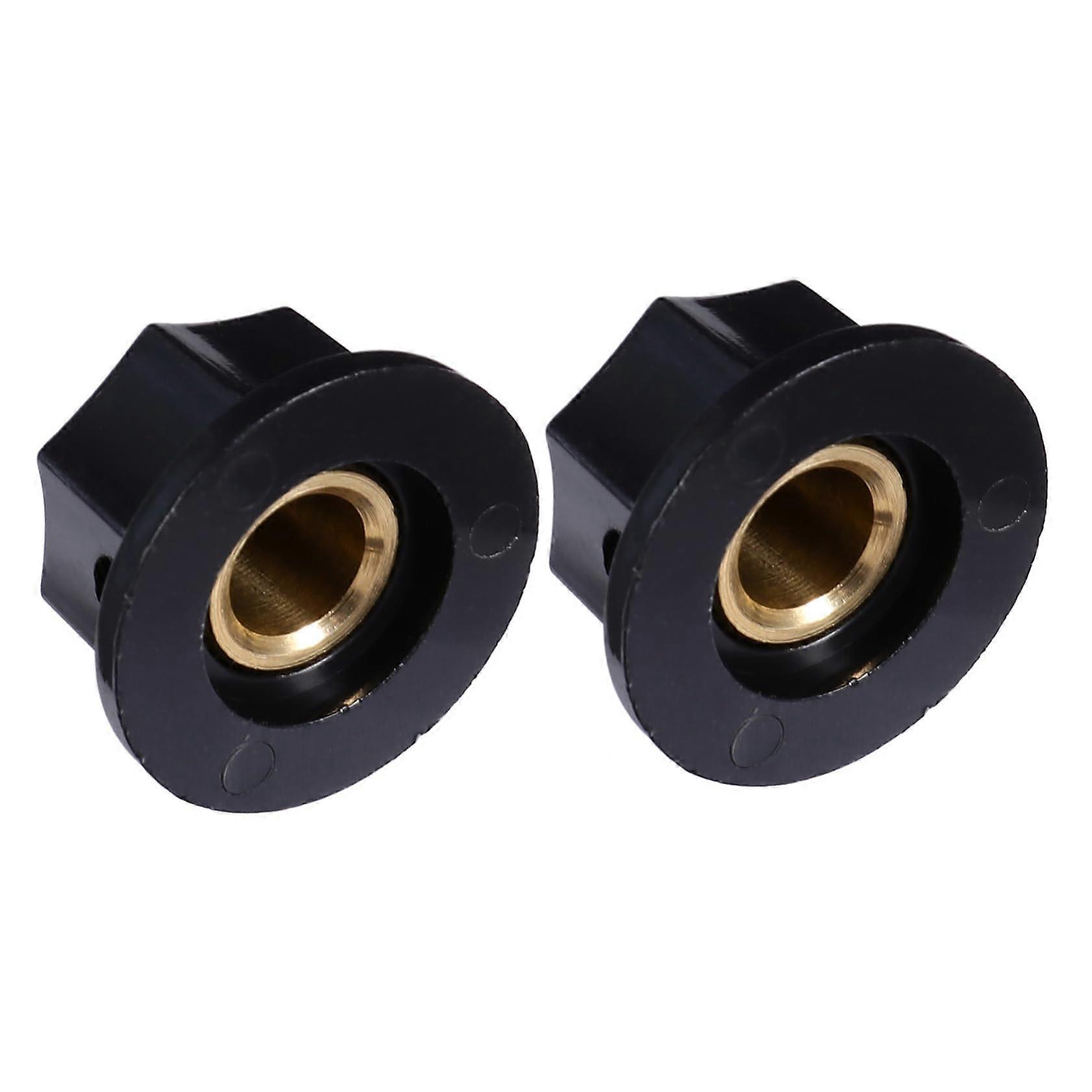 Electric Guitar Knobs Set Black Nickel Finish for Easy Volume and Precise Tone Control