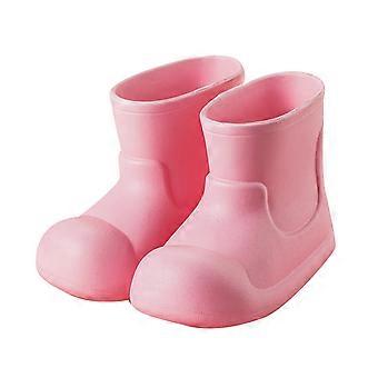 Toddler Rain Boots, Boys Lightweight Comfortable Outdoor Play Shoes for Daily and Outdoor Use,Toddler Boots,Z03 Pink,6-8 Years