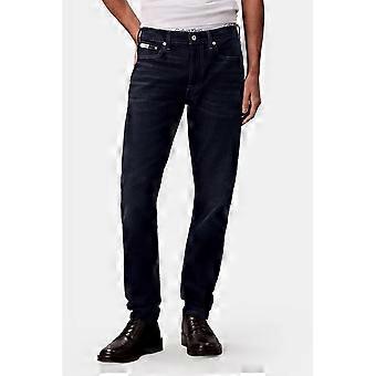 Men's Calvin Klein Jeans | Lv04rd700g Sapphire Tango Tapered Slim Fit Denim Jean - Navy Blue