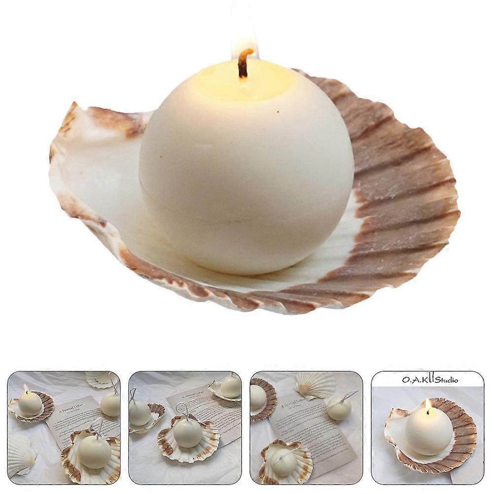 Romantic Wedding Shell Shape Candlestick for Decoration 3Sets