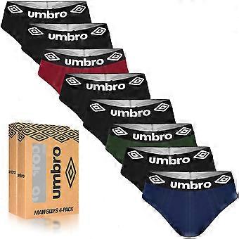 Umbro Slipy Majtki Męskie Bawełniane Zestaw 8 Sztuk Bm208 Rozmiar L