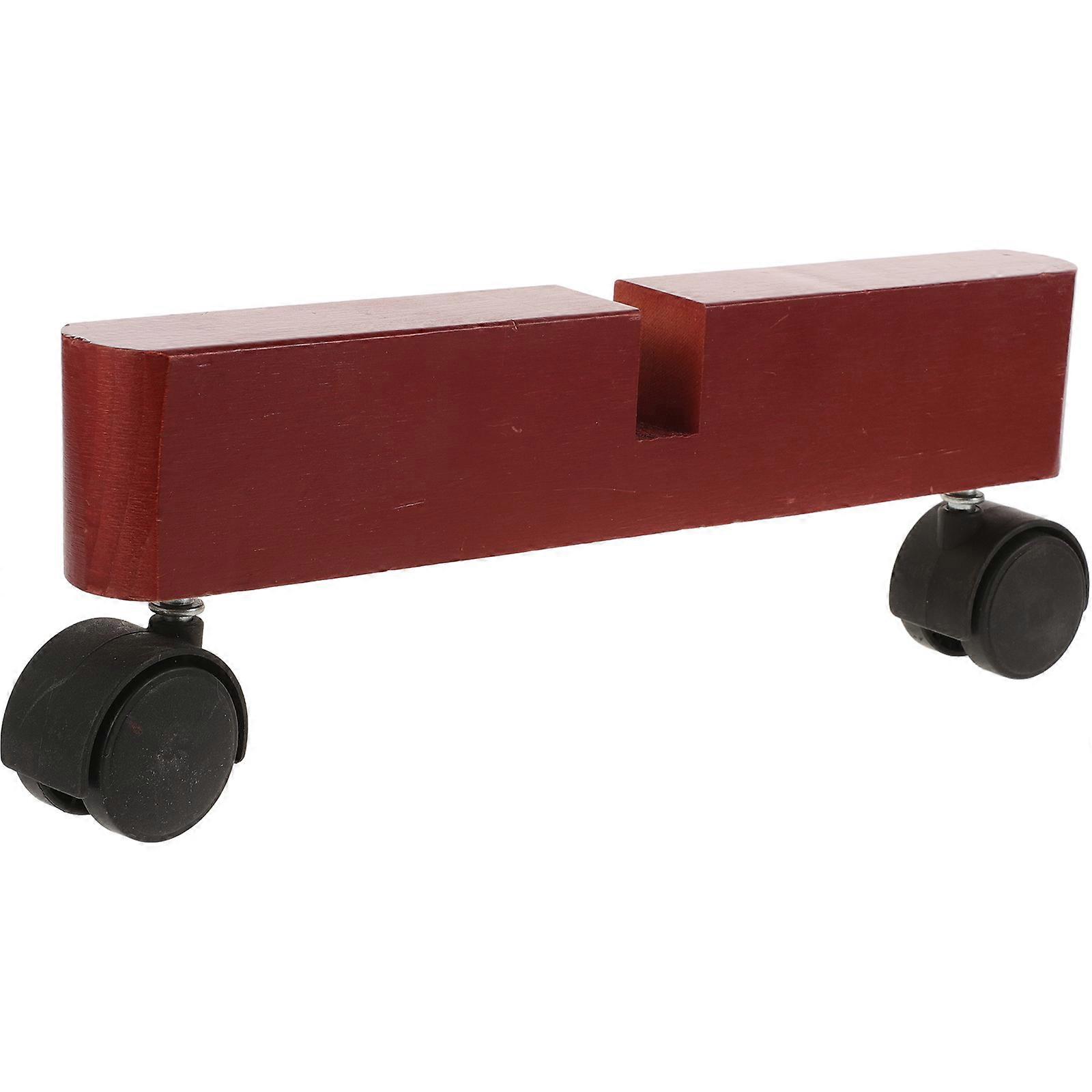 Wooden Sliding Base Support for Room Divider Function with Partition Base Stand