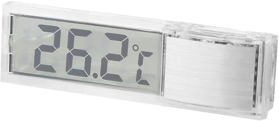 Electronic Aquarium Thermometer, Exquisite Small Two Sides' Adhesive High Sensitive Simple Fish Tank