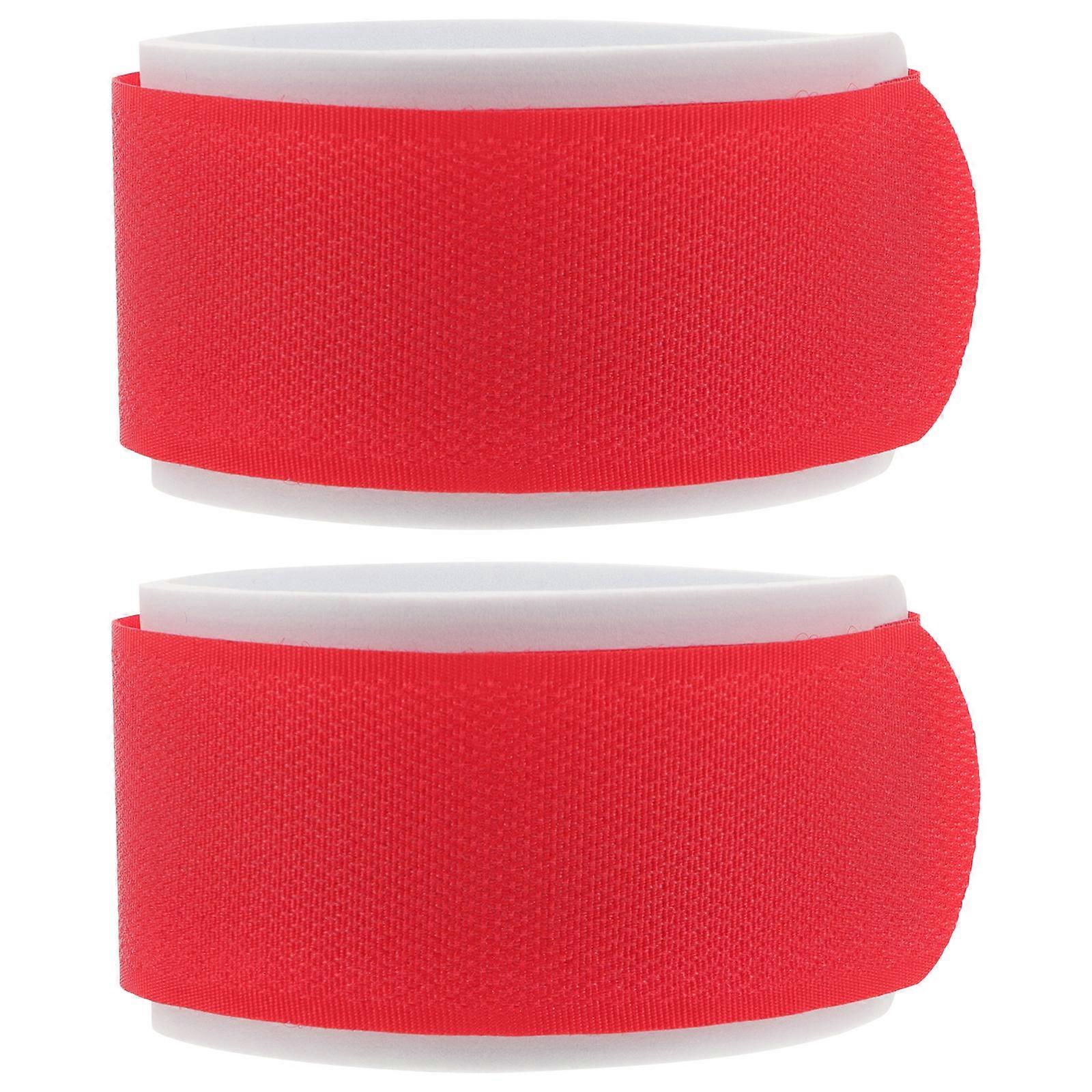 Red Ski Strap Snowboard Strap for Fixing 2Pcs Nylon Portable Binding