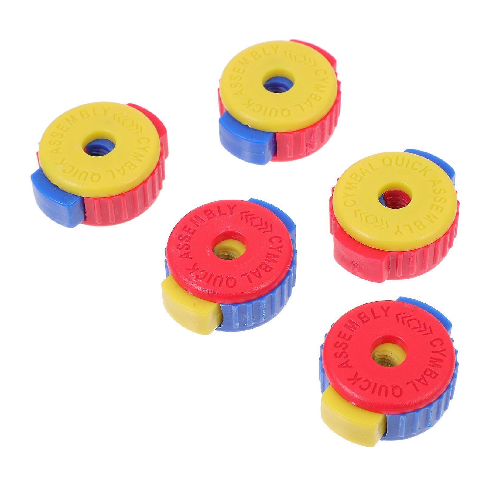 Plastic Drum Accessories Drum Cymbal Quick Release Caps for 5Pcs
