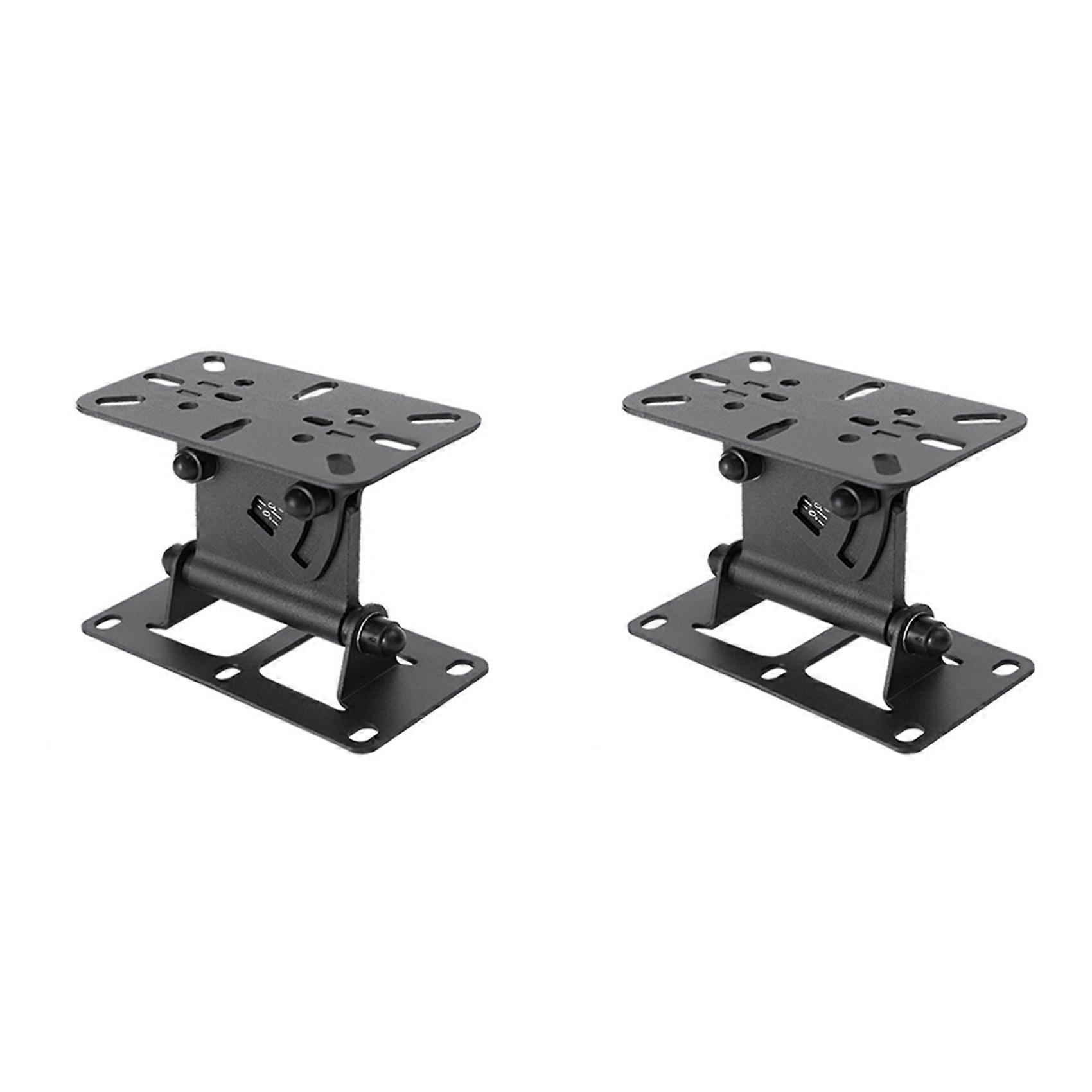 2X Heavy-Duty Speaker Wall Mount, Universal Adjustable with Tilt and Swivel for Bookshelf