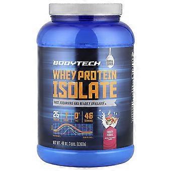 BodyTech, wei-eiwitisolaat, fruitige ontbijtgranen, 1360 g