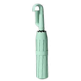 Auto Folding Umbrella with Rings Buckle Lightweight Sun Protection for Travel Shopping
