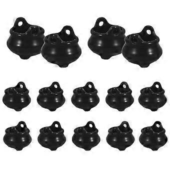 20stk Mini kedel Ornament kedel Vedhæng Halloween Mini kedel Halloween dukkehus indretning