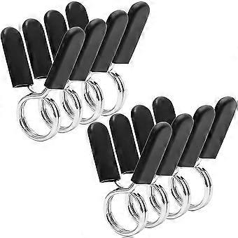 8 Pieces Heilwiy 25 Mm Dumbbell Dumbbell Lock Spring Locks Locking Device Dumbbell Bar Gift
