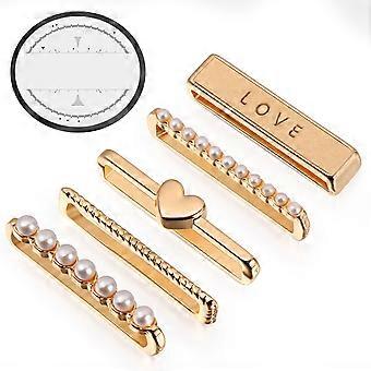 5 stuks horlogeband decoratieve ring lussen polsband charms horlogeband accessoires
