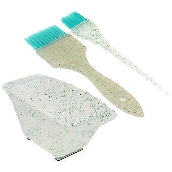 Hair Dye Brush and Bowl Set for Applying Hair Color 2Sets