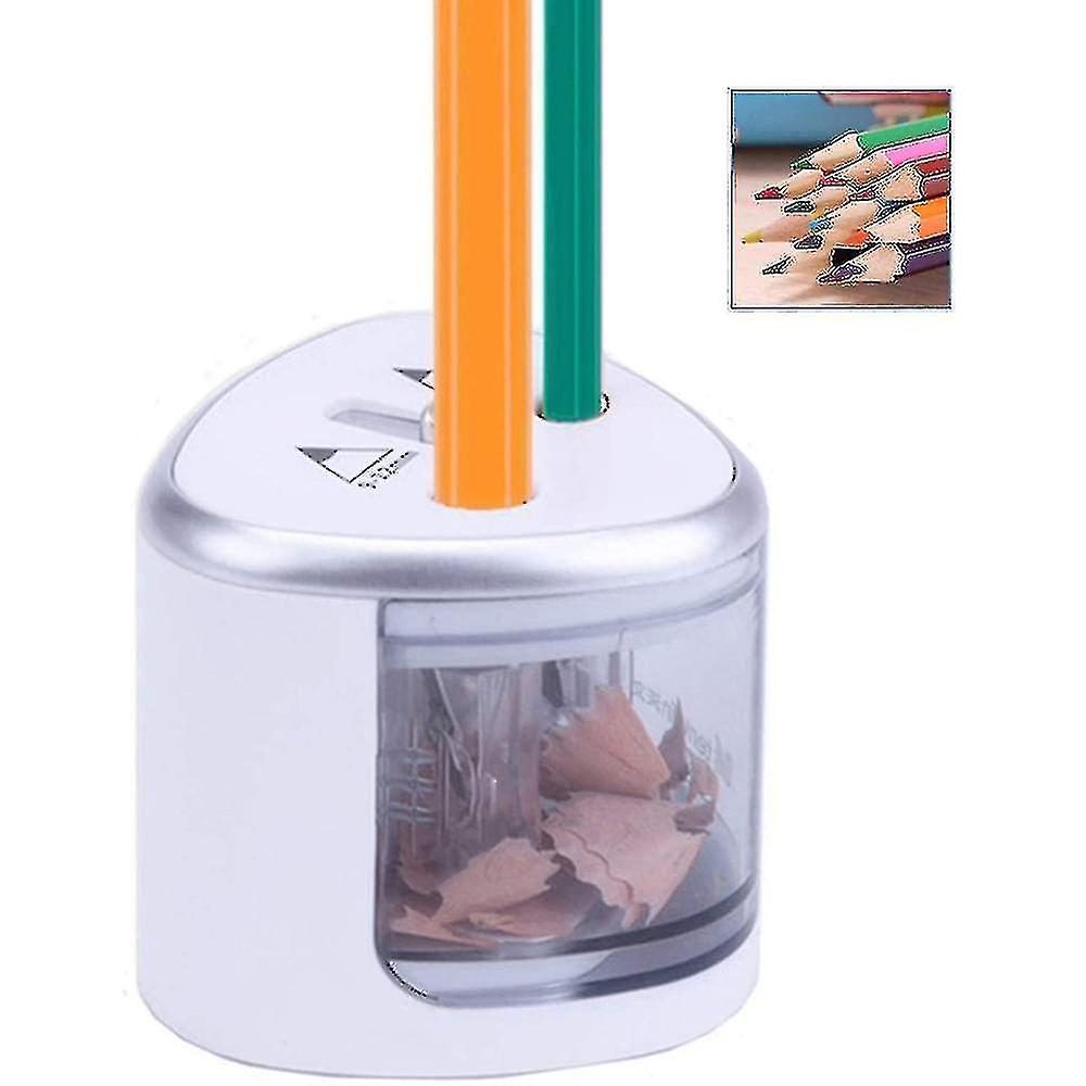 Two-hole Electric Pencil Sharpener,  -powered Electric Pencil Sharpener, Automatic Pencil Sharpener