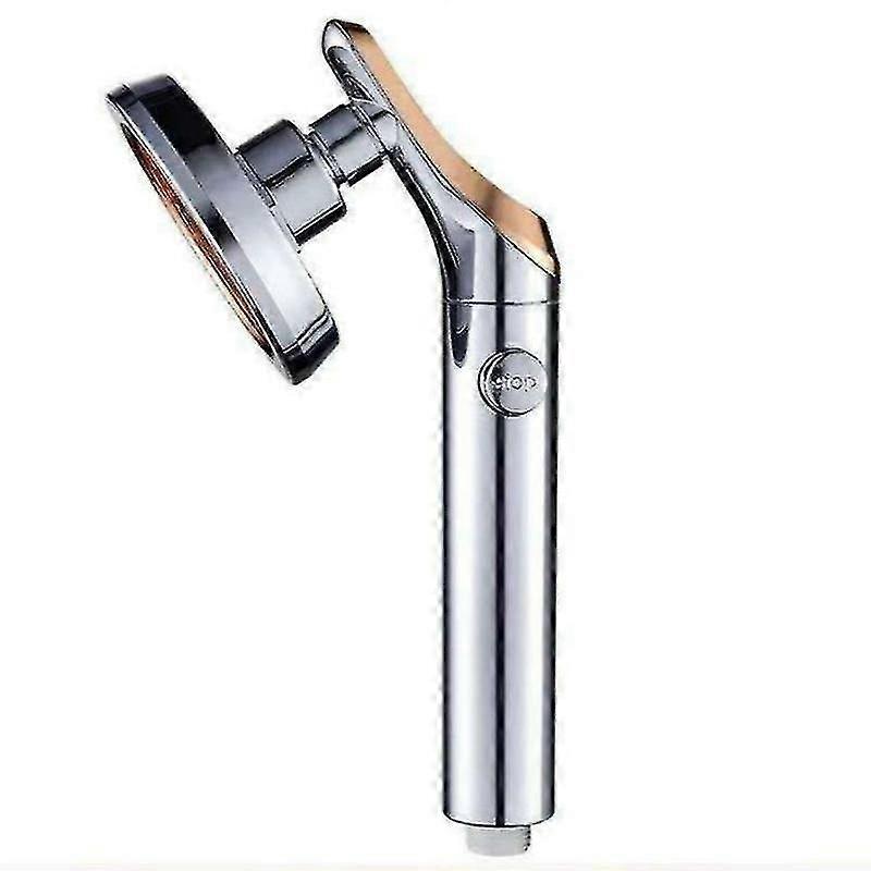 High Pressure Adjustable Water Saving One Button To Stop Shower Head