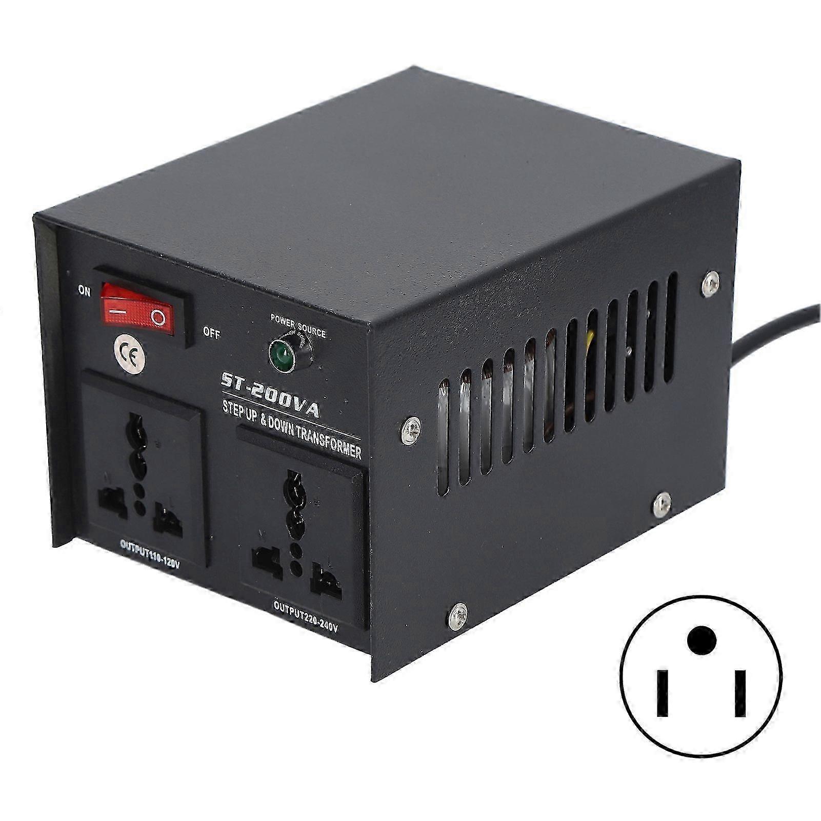 200W Power Voltage Converter Step Up Buck Transcompatible withmer compatible with Electrical Devices