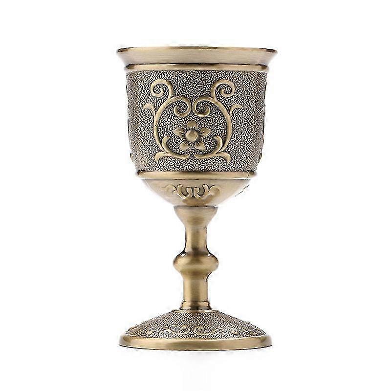 Handmade Solid Copper Vintage Wine Goblet