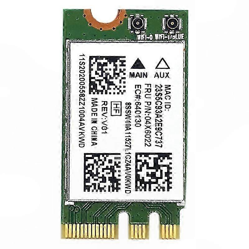 Wireless Network Card QCNFA335, NGFF M2 Interface with Bluetooth 4.0, Compatible with Win7/Win8/Win10