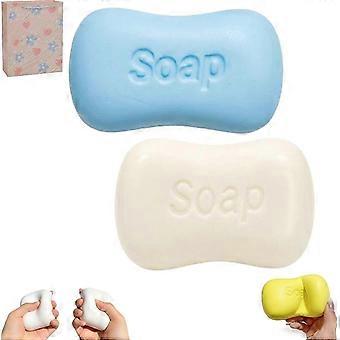 Crunchy Soap Squishy,Soap Squishy, Squishy Soap, Soaps Squishys Crunchy For Adult, Portable Sensory Play For Office Desk Home Travel Kids Teens-wsx