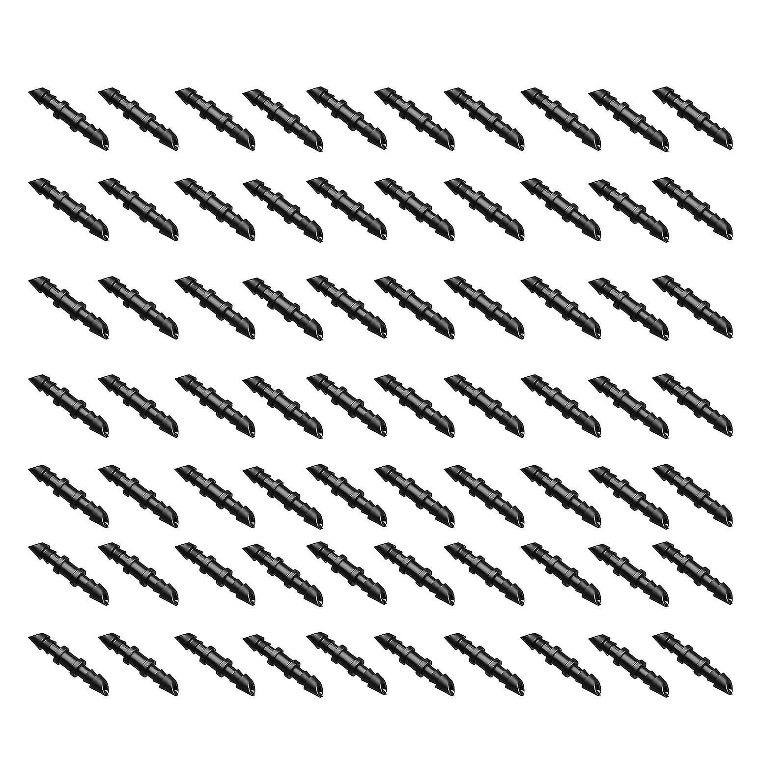 70 Pack Drip Irrigat 1/4 Inch Barbed Coupling Fitting, Barbed Connectors For 1/4 Inch