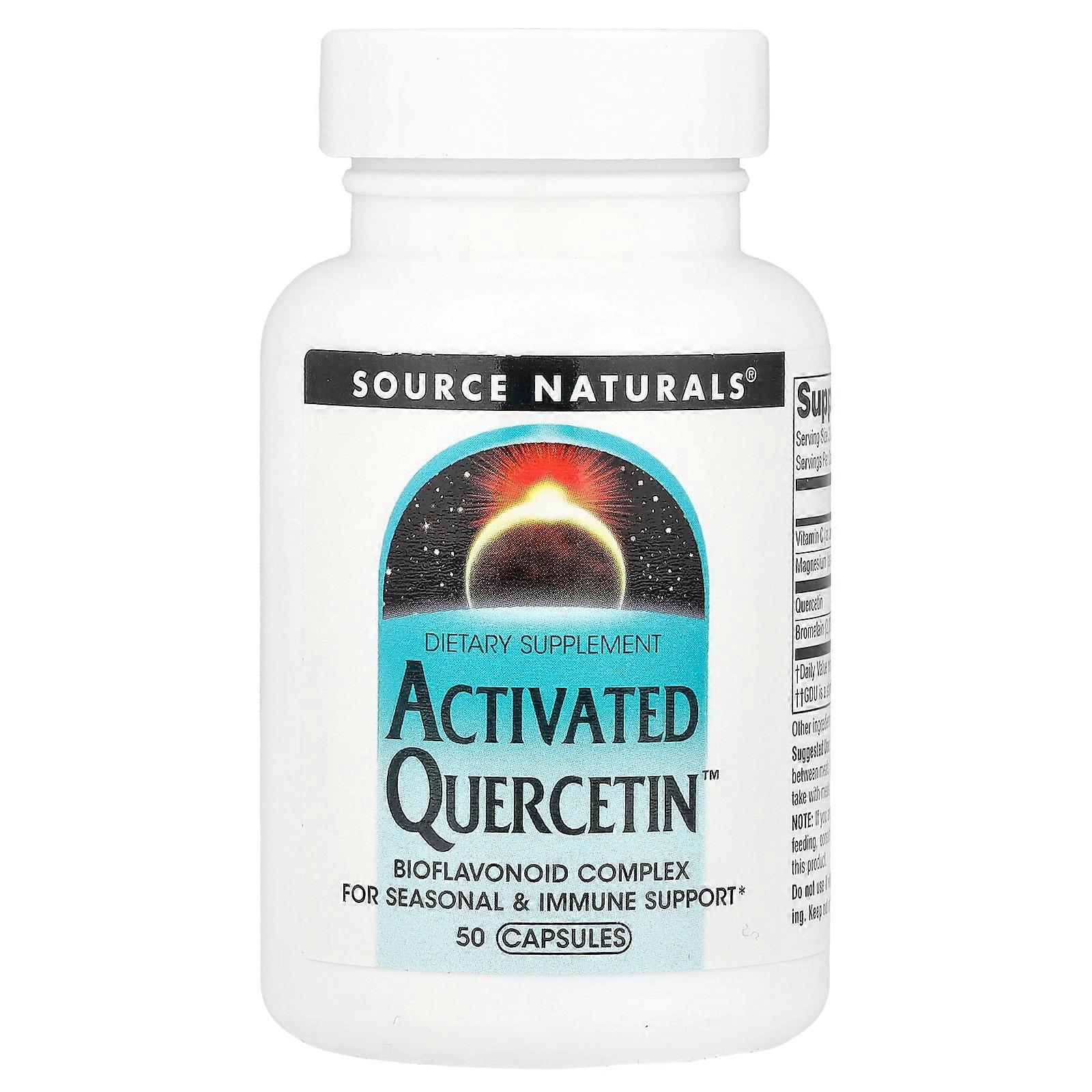 2 x Source Naturals, Activated Quercetin™, 50 Capsules