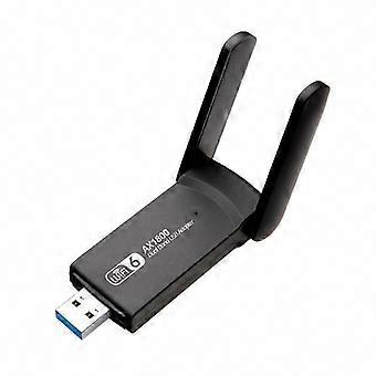 1800 Mbps snelle draadloze verbinding USB wifi-adapter compatibel met Windows 11/10/7 desktop-pc's