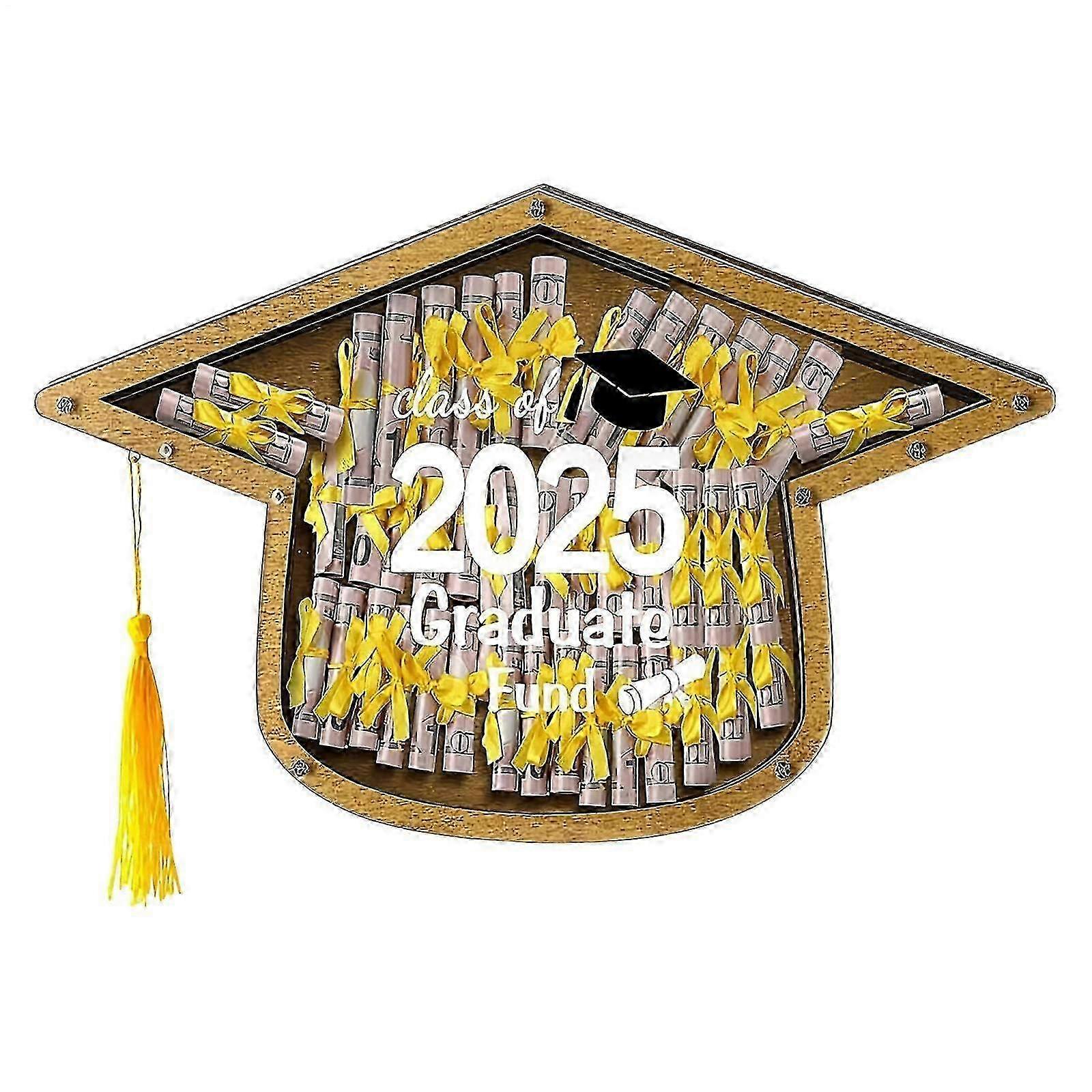 Birch Wood Graduation Cap Box