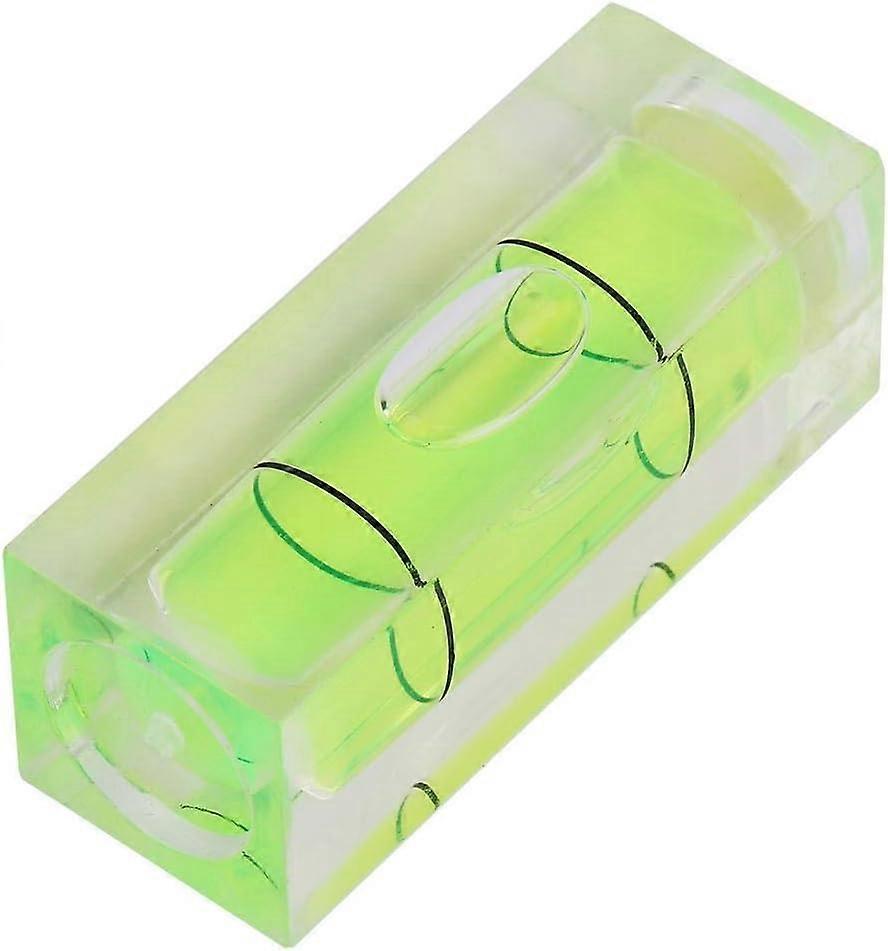 Square Mini Spirit Level Bubble Small Level (10pcs, green)