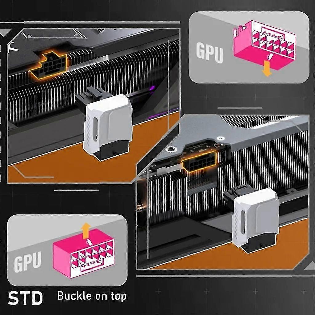 600W RTX40 GPU 90 Deg Power Adapter
