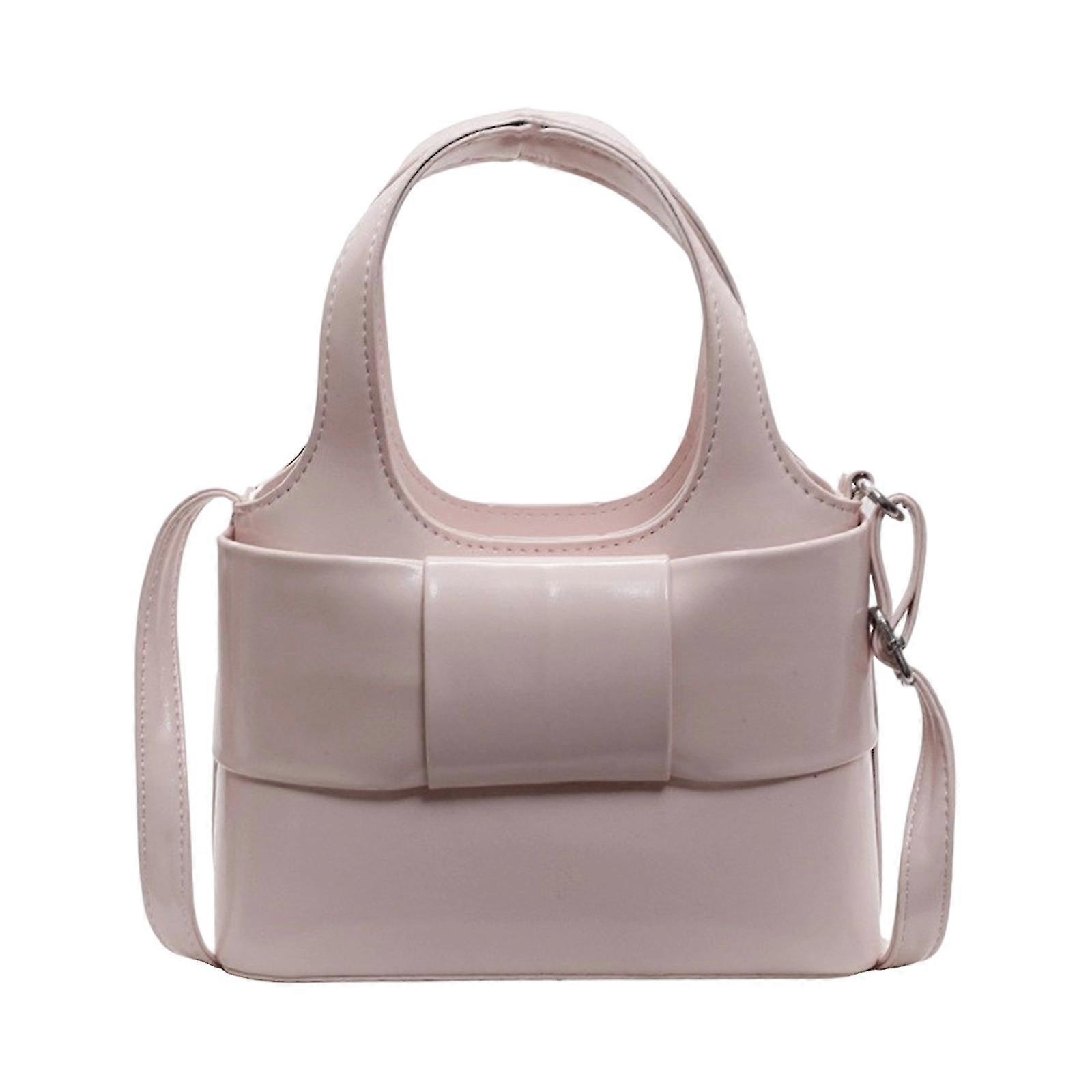 Compact Korean-Inspired PU Shoulder Satchel