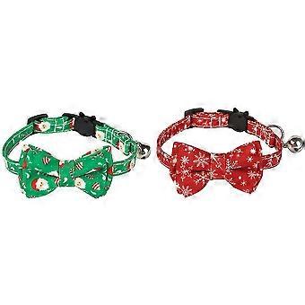 Festive Breakaway Cat Collar With Bow