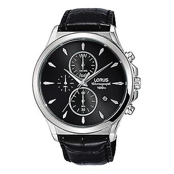 Lorus Classic man kvarts analog man klocka med nötnappa armband RM395EX8